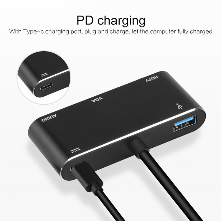 USB-C / Type-C to HDMI / VGA / USB 3.0 / PD 변환기