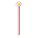 Apple Pencil 2용 귀여운 만화 실리콘 보호 커버 (고양이 발톱 핑크), Apple Pencil 2용