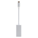 USB-C / Type-C 3.1 수컷 to Mini DP 암컷 HD 변환기, 길이: 12cm, 실버, 골드