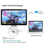 USB-C / Type-C 3.1 수컷 to Mini DP 암컷 HD 변환기, 길이: 12cm, 실버, 골드