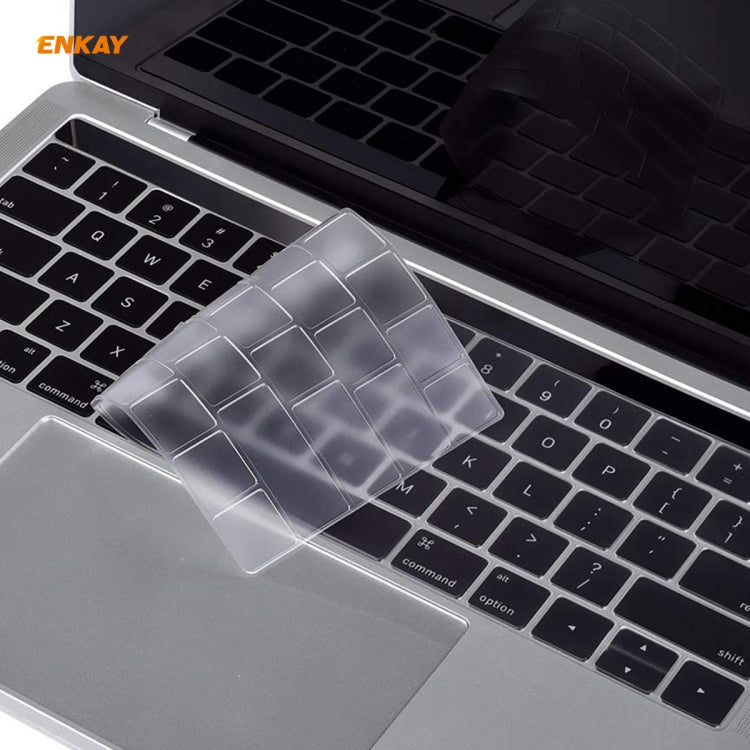 ENKAY TPU 키보드 보호 커버 MacBook Pro 13.3인치 A1706 / A1989 / A2159 & Pro 15.4인치 A1707 / A1990 (터치 바 포함), 미국 버전