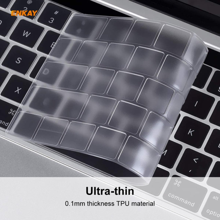 ENKAY TPU 키보드 보호 커버 MacBook Pro 13.3인치 A1706 / A1989 / A2159 & Pro 15.4인치 A1707 / A1990 (터치 바 포함), 미국 버전