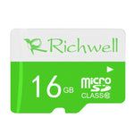 Richwell 16GB 고속 클래스 10 마이크로 SD(TF) 메모리 카드, 16GB