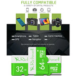 Richwell 16GB 고속 클래스 10 마이크로 SD(TF) 메모리 카드, 16GB