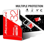 MICRODATA 16GB 고속 U1 레드 앤 화이트 TF(마이크로 SD) 메모리 카드, 16GB