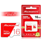 MICRODATA 16GB 고속 U1 레드 앤 화이트 TF(마이크로 SD) 메모리 카드, 16GB