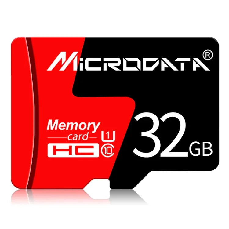 MICRODATA 32GB U1 레드 앤 블랙 TF(마이크로 SD) 메모리 카드, 32GB