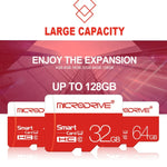 Microdrive128GB Class 10  High Speed Class 10 Micro SD(TF) Memory Card, 128GB