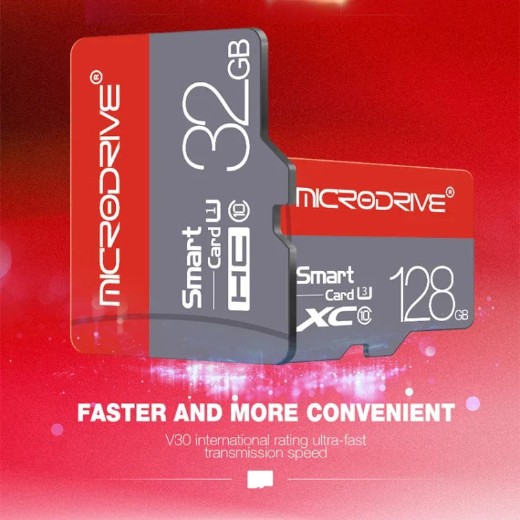 Microdrive 128GB High Speed Class 10 Micro SD(TF) Memory Card, 128GB