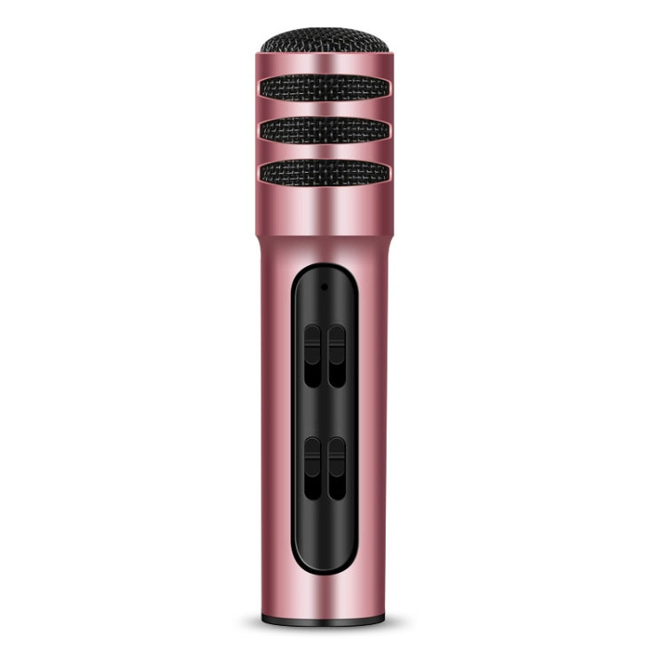 BGN-C7 콘덴서 마이크 듀얼 휴대폰 노래방 라이브 노래 마이크 내장 사운드 카드