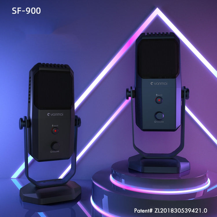 Yanmai SF-900 다기능 4방향 스튜디오 녹음 콘덴서 마이크 데스크탑 스탠드 포함