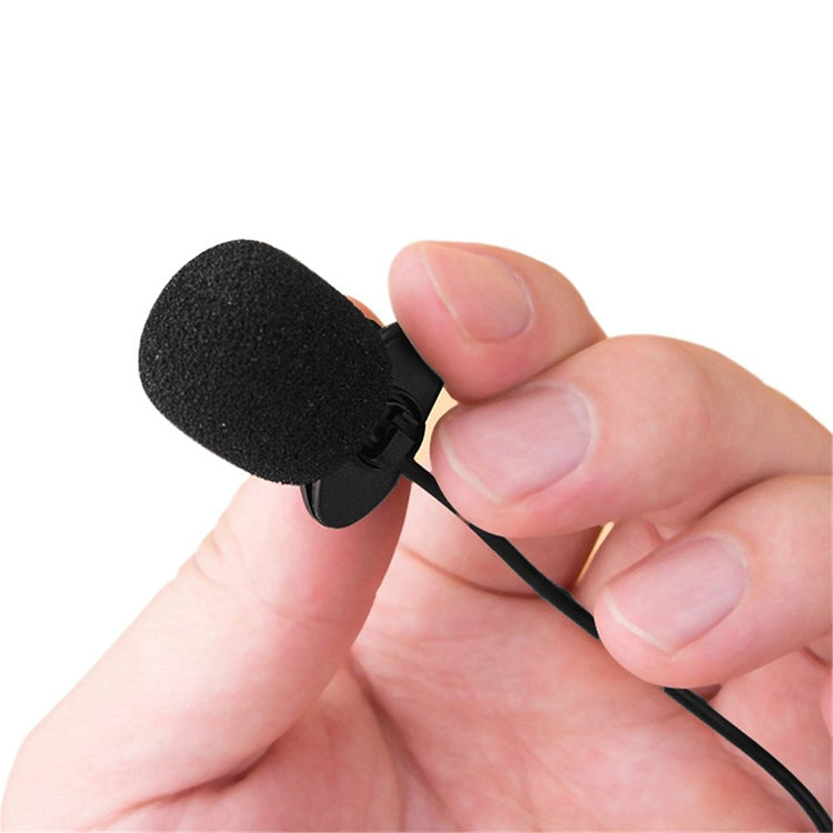 ZJ002MR 스테레오 3.5mm 직선 플러그 자동차 선바이저 무선 통역사 투어 가이드 메가폰 라발리에 유선 마이크, 길이: 3m, 스테레오 3.5mm