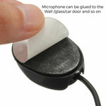 ZJ010MR 모노 3.5mm 각도형 헤드 플러그 자동차 내비게이션 GPS 스피커 외부 부착 블루투스 마이크, 길이: 3m, 3.5mm