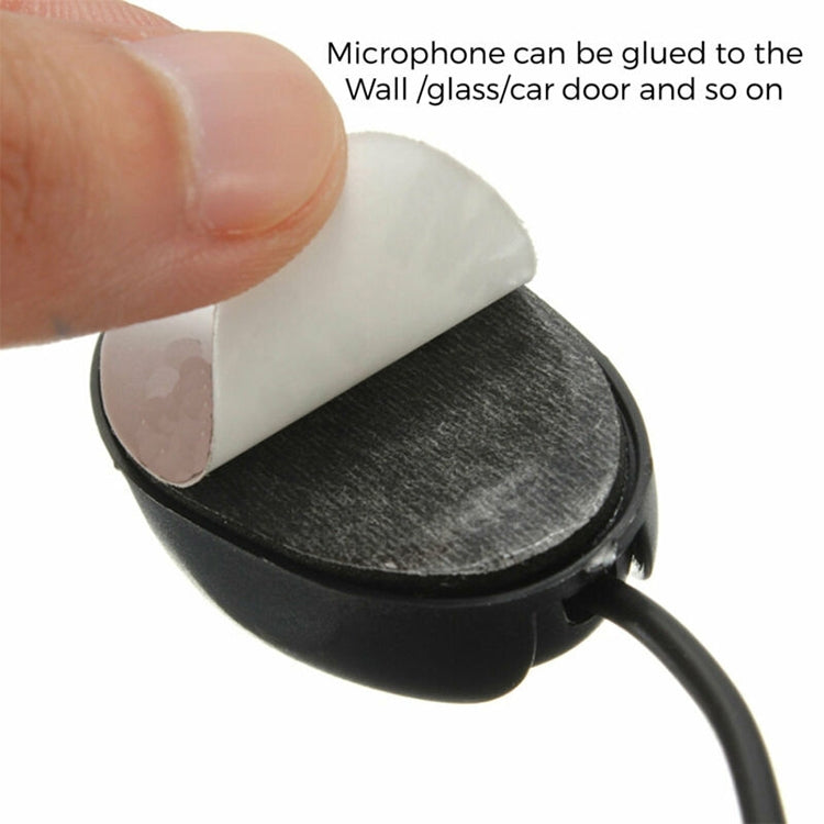 ZJ010MR 모노 3.5mm 각도형 헤드 플러그 자동차 내비게이션 GPS 스피커 외부 부착 블루투스 마이크, 길이: 3m, 3.5mm