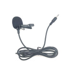 ZJ031MR 모노 2.5mm 직선 플러그 투어 가이드 메가폰 라발리에 유선 마이크로폰, 길이: 1.5m, 2.5mm
