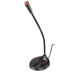 HXSJ F12 360도 구부러지는 드라이브 프리 USB 컴퓨터 마이크, 케이블 길이: 2.2m