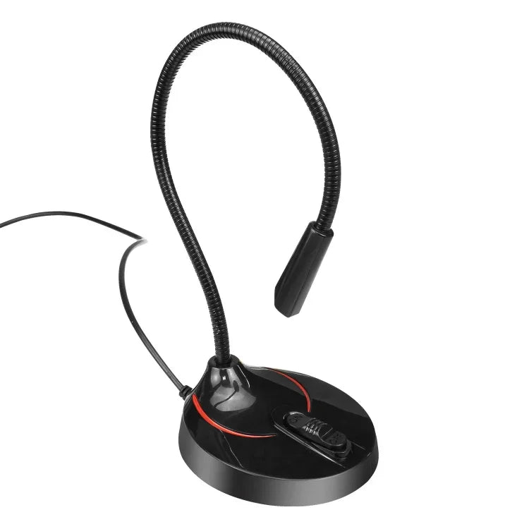 HXSJ F12 360도 구부러지는 드라이브 프리 USB 컴퓨터 마이크, 케이블 길이: 2.2m