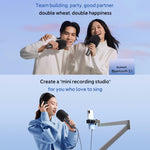 오리지널 Xiaomi Mijia 블루투스 5.1 스테레오 노이즈 감소 카라오케 마이크