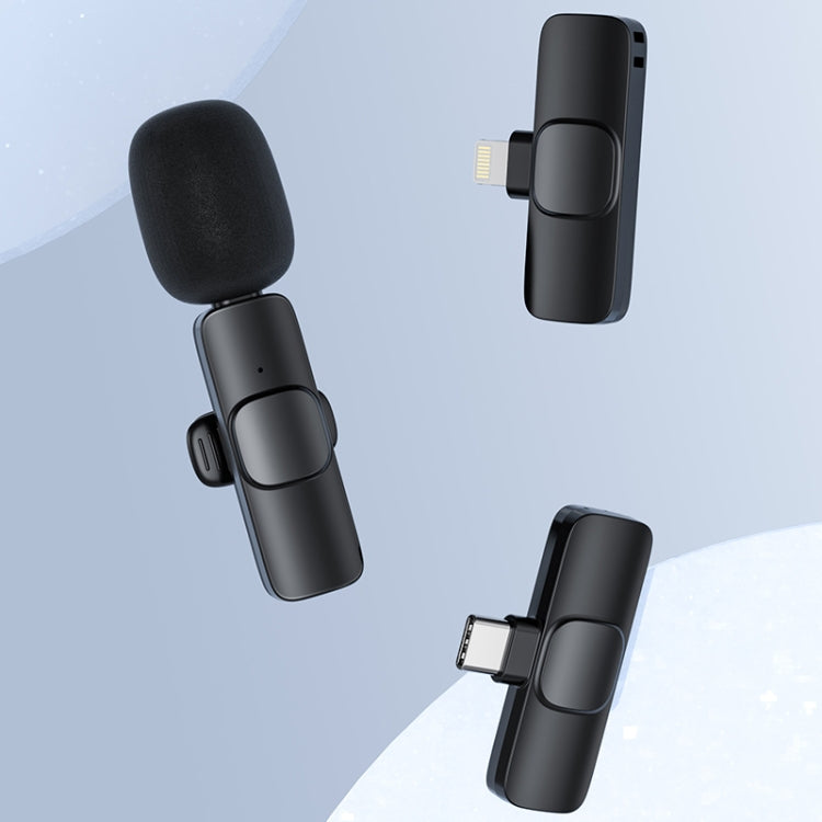 Type-C / USB-C 인터페이스 미니 무선 라발리에 마이크, Type-C