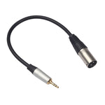 TC210KM173 3.5mm 수컷 to XLR 수컷 오디오 케이블, 길이: 0.3m, 3.5mm 수컷 to XLR 수컷