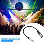 TC210KM173 3.5mm 수컷 to XLR 수컷 오디오 케이블, 길이: 0.3m, 3.5mm 수컷 to XLR 수컷