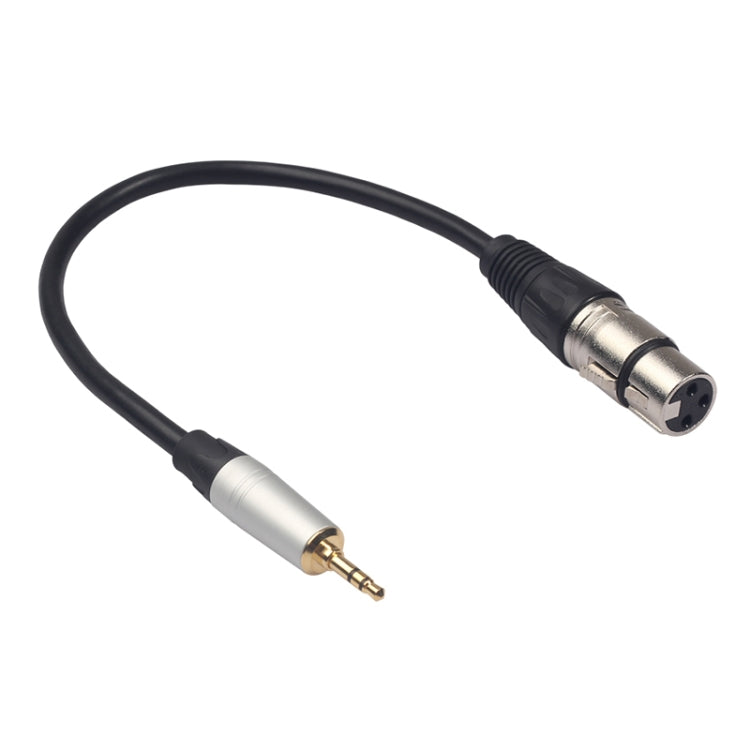 TC210KF183 3.5mm 수컷 to XLR 암컷 오디오 케이블, 길이: 0.3m, 3.5mm 수컷 to XLR 암컷