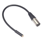TC227K17-03 3.5mm 암-XLR 수 오디오 케이블, 길이: 0.3m, 3.5mm 암-XLR 수