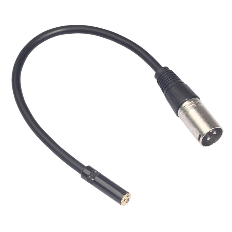 TC227K17-03 3.5mm 암-XLR 수 오디오 케이블, 길이: 0.3m, 3.5mm 암-XLR 수