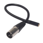 TC227K17-03 3.5mm 암-XLR 수 오디오 케이블, 길이: 0.3m, 3.5mm 암-XLR 수