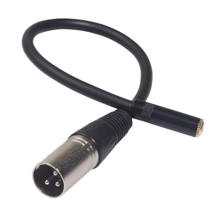 TC227K17-03 3.5mm 암-XLR 수 오디오 케이블, 길이: 0.3m, 3.5mm 암-XLR 수