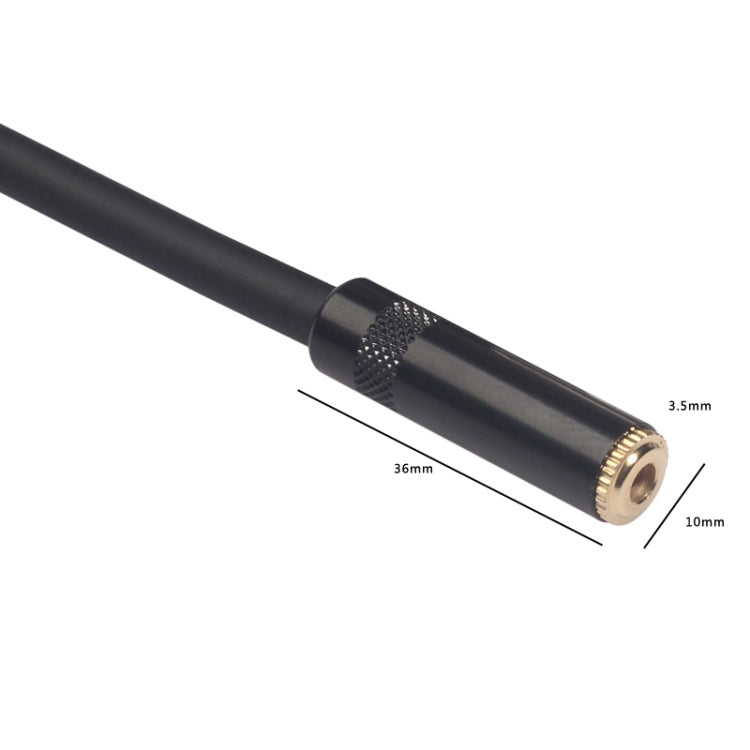 TC227K17-03 3.5mm 암-XLR 수 오디오 케이블, 길이: 0.3m, 3.5mm 암-XLR 수