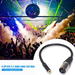 TC227K17-03 3.5mm 암-XLR 수 오디오 케이블, 길이: 0.3m, 3.5mm 암-XLR 수