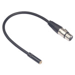 TC227K18-03 3.5mm 암- XLR 암 오디오 케이블, 길이: 0.3m, 3.5mm 암- XLR 암