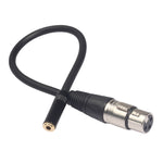 TC227K18-03 3.5mm 암- XLR 암 오디오 케이블, 길이: 0.3m, 3.5mm 암- XLR 암