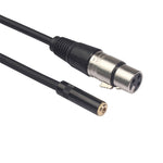 TC227K18-03 3.5mm 암- XLR 암 오디오 케이블, 길이: 0.3m, 3.5mm 암- XLR 암