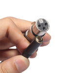 TC227K18-03 3.5mm 암- XLR 암 오디오 케이블, 길이: 0.3m, 3.5mm 암- XLR 암