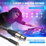 TC227K18-03 3.5mm 암- XLR 암 오디오 케이블, 길이: 0.3m, 3.5mm 암- XLR 암