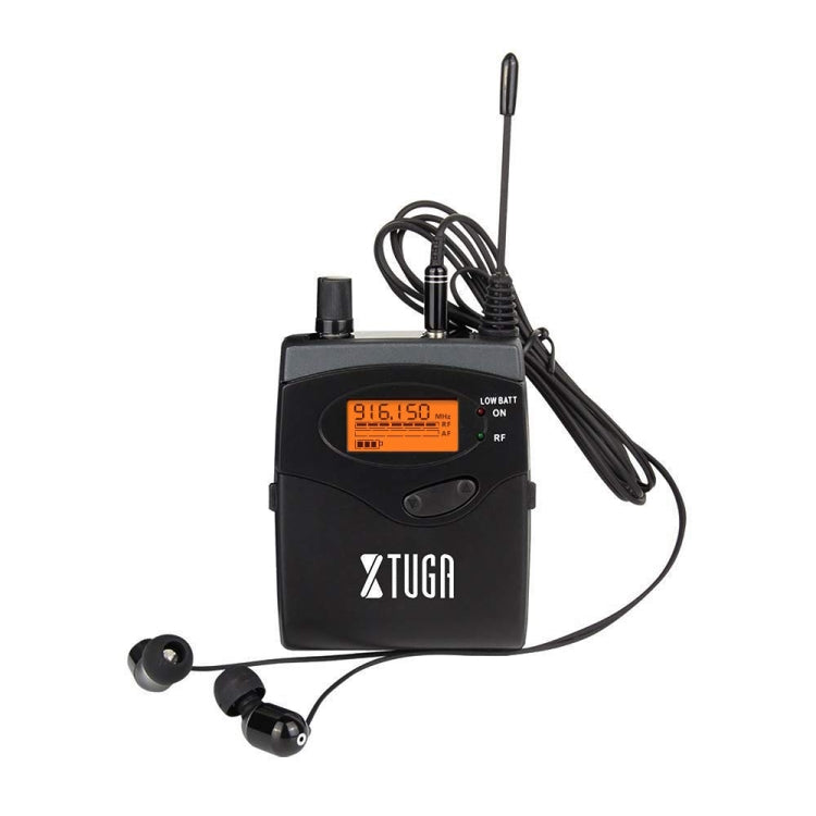 XTUGA RW2080 UHF 무선 무대 가수 인이어 모니터 시스템 싱글 바디팩 리시버, RW2080 리시버 바디팩