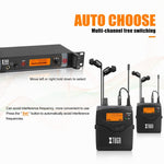 XTUGA RW2080 UHF 무선 무대 가수 인이어 모니터 시스템 싱글 바디팩 리시버, RW2080 리시버 바디팩