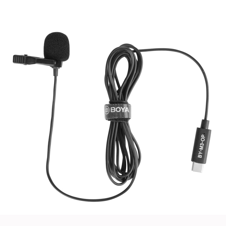 BOYA BY-M3-OP DJI OSMO Pocket용 클립형 디지털 라발리에 마이크로폰, BY-M3-OP