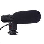 MIC-02 30-18000Hz 음질 선명 스테레오 스마트폰용 마이크로폰, 케이블 길이: 28cm