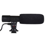 MIC-02 30-18000Hz 음질 선명 스테레오 스마트폰용 마이크로폰, 케이블 길이: 28cm