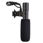 MIC-02 30-18000Hz 음질 선명 스테레오 스마트폰용 마이크로폰, 케이블 길이: 28cm