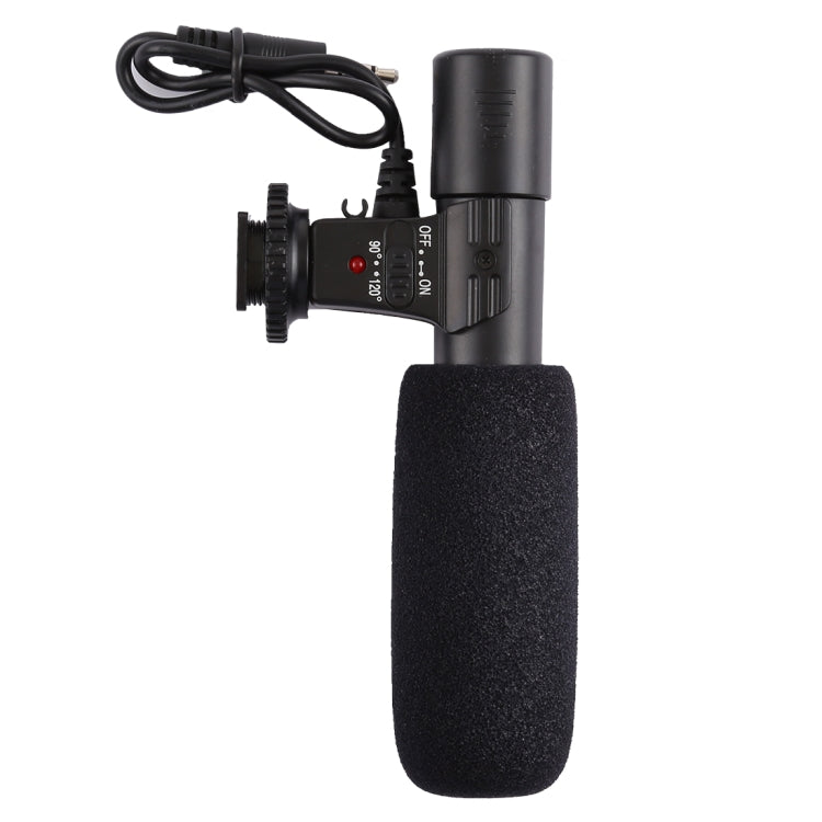 MIC-02 30-18000Hz 음질 선명 스테레오 스마트폰용 마이크로폰, 케이블 길이: 28cm
