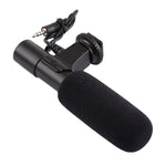 MIC-02 30-18000Hz 음질 선명 스테레오 스마트폰용 마이크로폰, 케이블 길이: 28cm