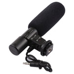 MIC-02 30-18000Hz 음질 선명 스테레오 스마트폰용 마이크로폰, 케이블 길이: 28cm