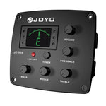 JOYO JE-305 기타 픽업 4밴드 EQ 프리앰프 튜너 픽업 이퀄라이저 튜닝 기능 포함, JE-305