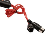 WERSI UM-18 USB MIDI 케이블 MidiPort 미디 케이블 전자 피아노 전자 드럼 음악 편집용 라인, 길이: 2m