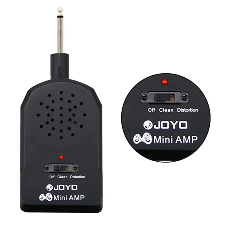 JOYO JA-01 2W 대음량 기타 앰프 미니 휴대용 전기 기타 베이스 스피커, 디스토션 음색 지원, MP3 / 이어폰 지원, JA-01