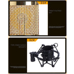 BM-800 네트워크 K-송 전용 고급 금속 쇼크 마운트 마이크 세트, BM800 키트 블랙, BM800 키트 핑크, BM800 키트 블루, BM800 키트 화이트